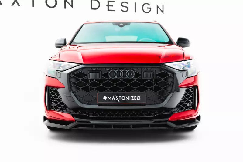 Maxton Design Frontlippe für Audi RSQ8 Mk1 Facelift Hochglanz schwarz – Ansicht 4
