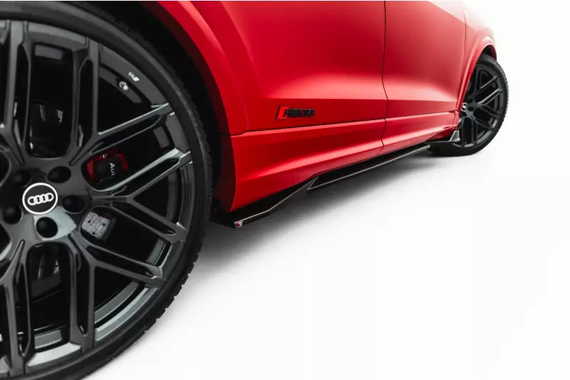 Maxton Design Seitenschweller (Paar) für Audi RSQ8 Mk1 Facelift Hochglanz schwarz – Ansicht 3
