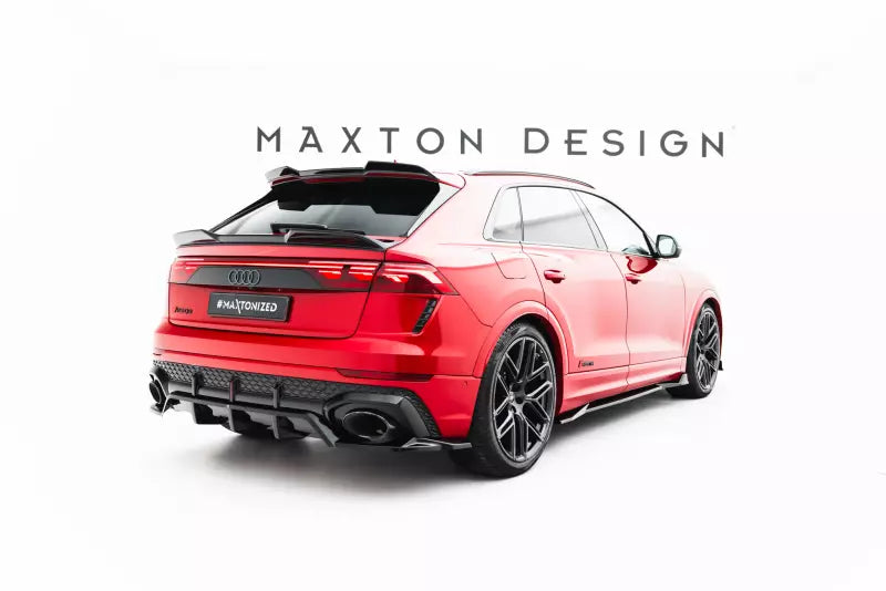 Maxton Design Heckspoiler 3D (unten) für Audi Q8 / SQ8 / Q8-S-Line / RSQ8 Mk1 2019-2025 Hochglanz schwarz – Ansicht 2