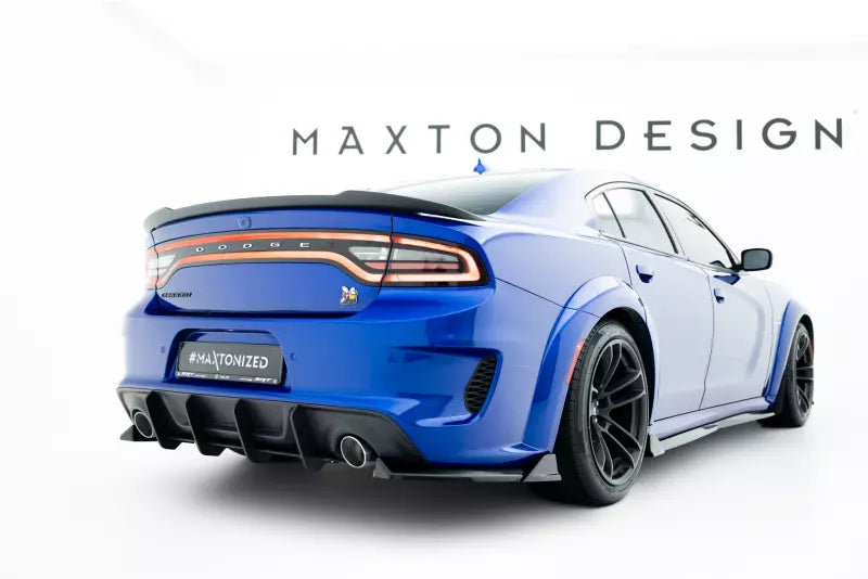 Maxton Design Diffusor Flaps für Dodge Charger RT Scat Pack Widebody Mk3 Facelift Hochglanz schwarz – Ansicht 1
