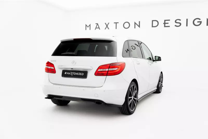 Maxton Design Diffusor Flaps für Mercedes B-Klasse W246 Hochglanz schwarz – Ansicht 1