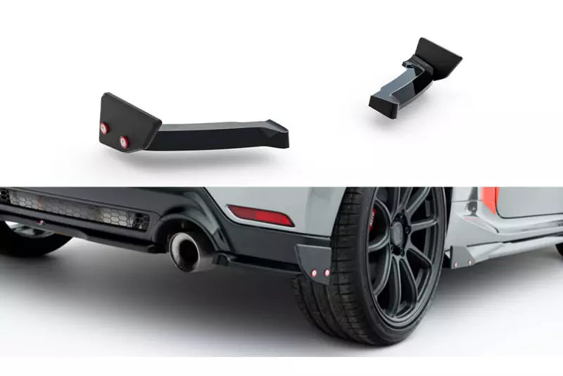 Maxton Design Diffusor Flaps + Flaps für Toyota Yaris GR Mk4 Facelift Hochglanz schwarz – Ansicht 2
