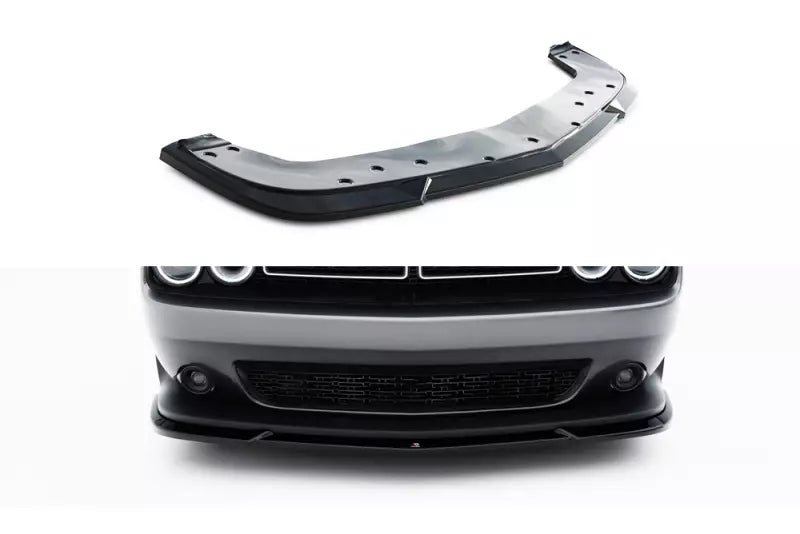 Maxton Design Frontlippe für Dodge Challenger GT Mk3 Facelift Hochglanz schwarz – Ansicht 2