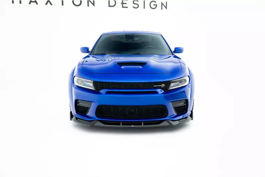 Maxton Design Frontlippe für Dodge Charger RT Scat Pack Widebody Mk3 Facelift Hochglanz schwarz – Ansicht 1