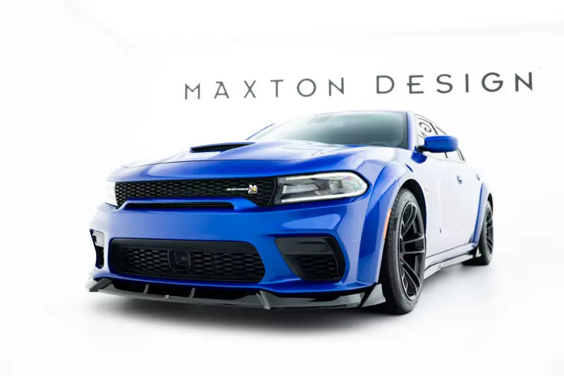 Maxton Design Frontlippe für Dodge Charger RT Scat Pack Widebody Mk3 Facelift Hochglanz schwarz – Ansicht 3