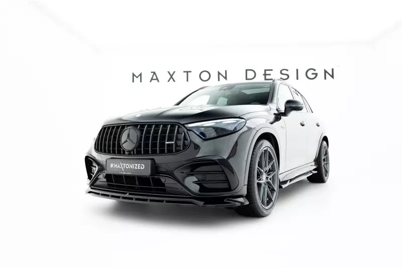 Maxton Design Frontlippe für Mercedes GLC 43 AMG X254 Hochglanz schwarz – Ansicht 3