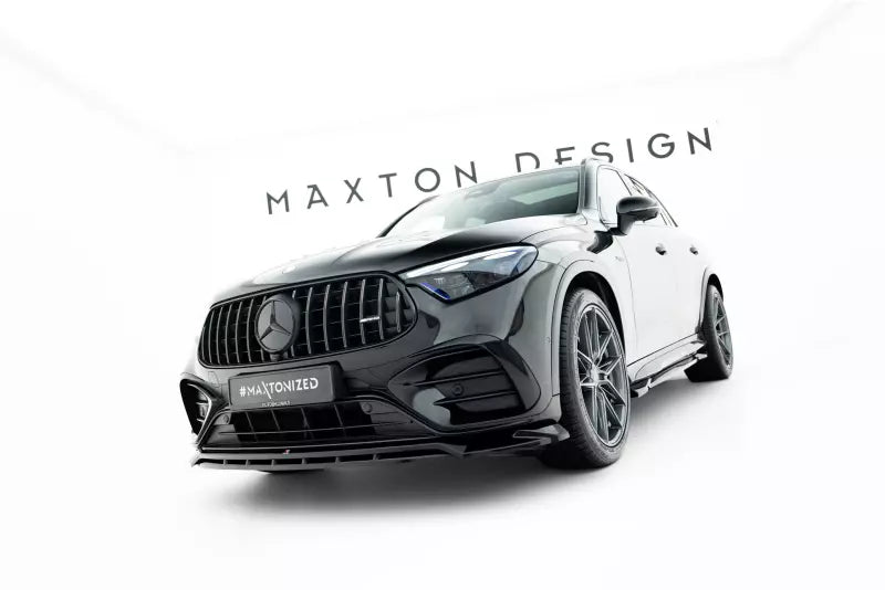 Maxton Design Frontlippe für Mercedes GLC 43 AMG X254 Hochglanz schwarz – Ansicht 4