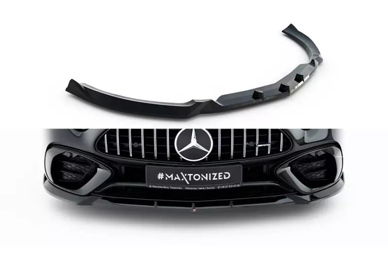 Maxton Design Frontlippe für Mercedes SL 63 R232 Hochglanz schwarz – Ansicht 2