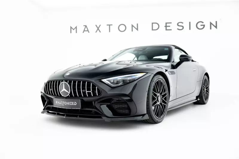 Maxton Design Frontlippe für Mercedes SL 63 R232 Hochglanz schwarz – Ansicht 3