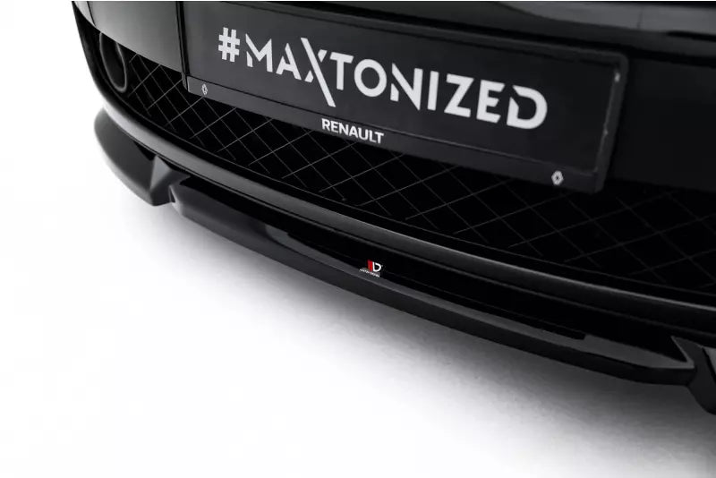 Maxton Design Frontlippe für Renault Laguna Hatchback GT Mk3 Hochglanz schwarz – Ansicht 4