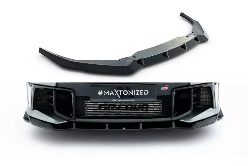 Maxton Design Frontlippe für Toyota Yaris GR Mk4 Facelift Hochglanz schwarz – Ansicht 2
