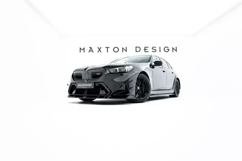 Maxton Design Frontlippe V.1 für BMW M5 Limousine / Touring G90 Hochglanz schwarz – Ansicht 4