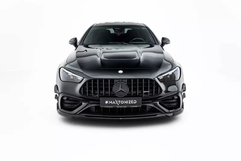 Maxton Design Frontlippe V.1 für Mercedes CLE 53 C236 Hochglanz schwarz – Ansicht 1