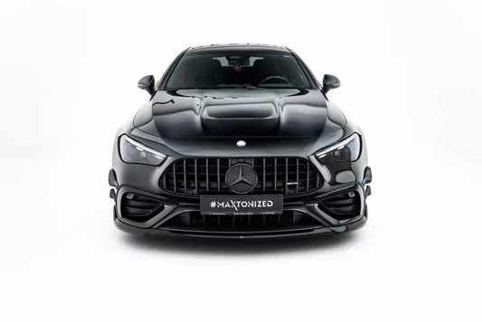 Maxton Design Frontlippe V.1 für Mercedes CLE 53 C236 Hochglanz schwarz – Ansicht 1