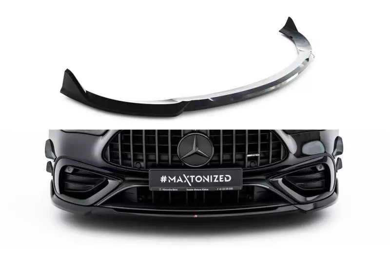 Maxton Design Frontlippe V.1 für Mercedes CLE 53 C236 Hochglanz schwarz – Ansicht 2