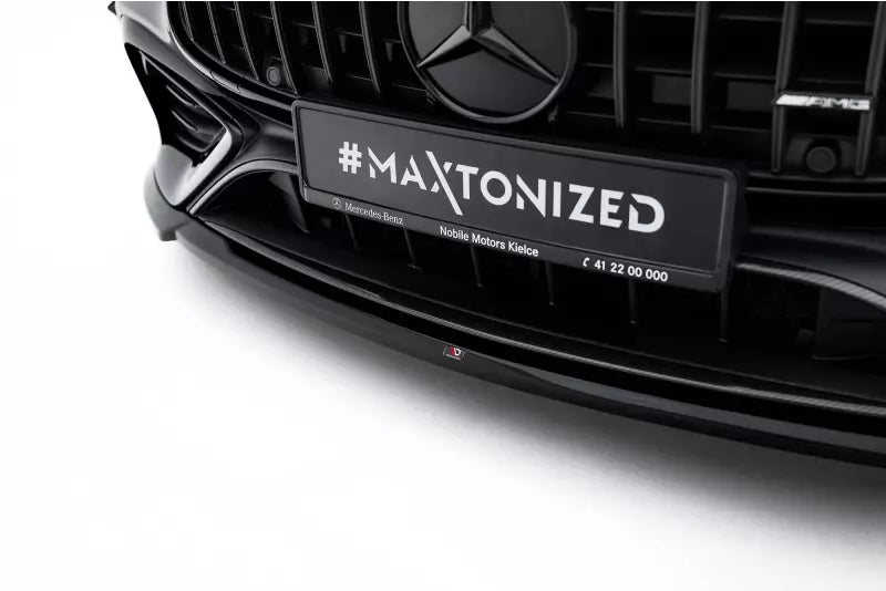 Maxton Design Frontlippe V.1 für Mercedes CLE 53 C236 Hochglanz schwarz – Ansicht 3