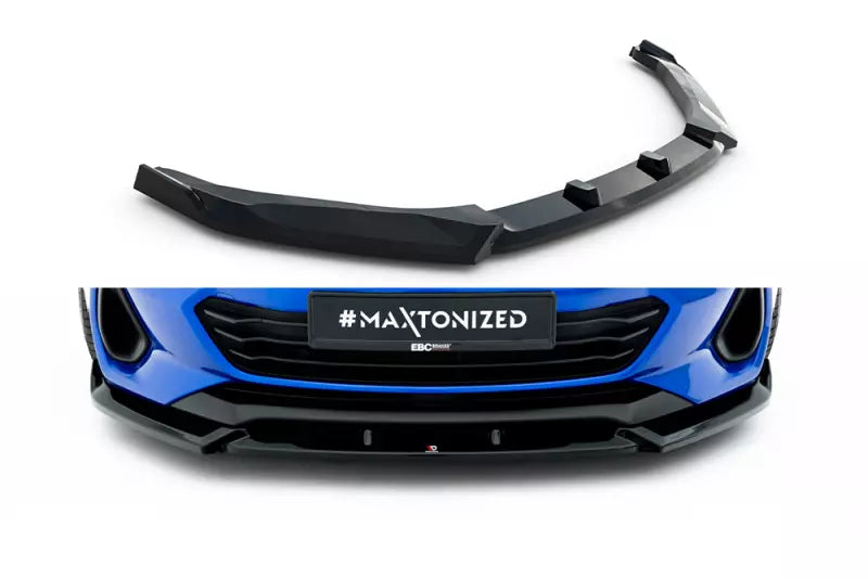 Maxton Design Frontlippe V.1 für Subaru BRZ Mk2 Hochglanz schwarz – Ansicht 2