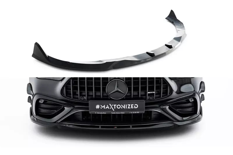 Maxton Design Frontlippe V.2 für Mercedes CLE 53 C236 Hochglanz schwarz – Ansicht 2