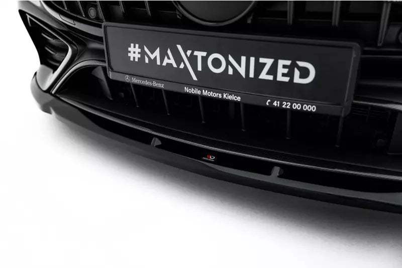 Maxton Design Frontlippe V.2 für Mercedes CLE 53 C236 Hochglanz schwarz – Ansicht 4