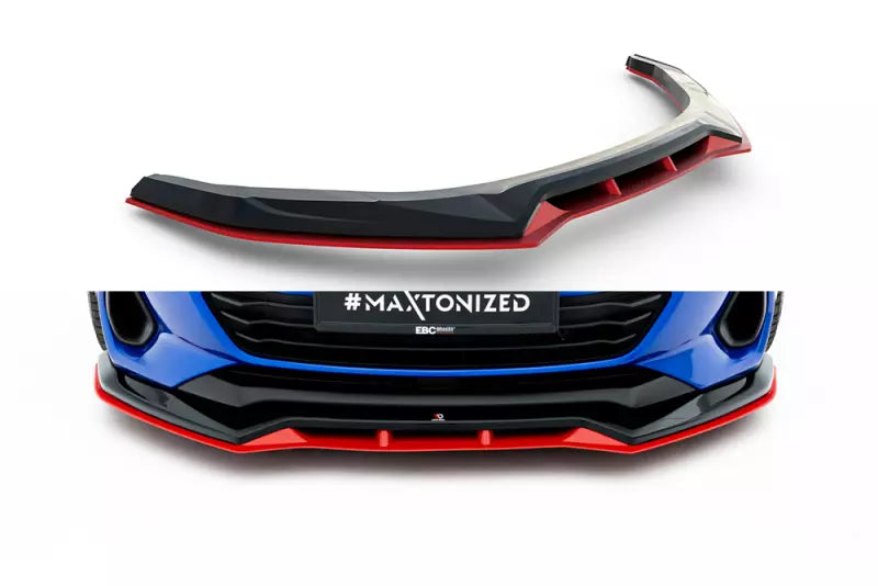 Maxton Design Frontlippe V.2 für Subaru BRZ Mk2 rot – Ansicht 2