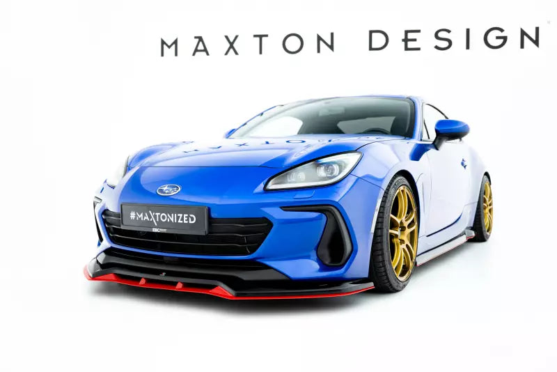 Maxton Design Frontlippe V.2 für Subaru BRZ Mk2 rot – Ansicht 4