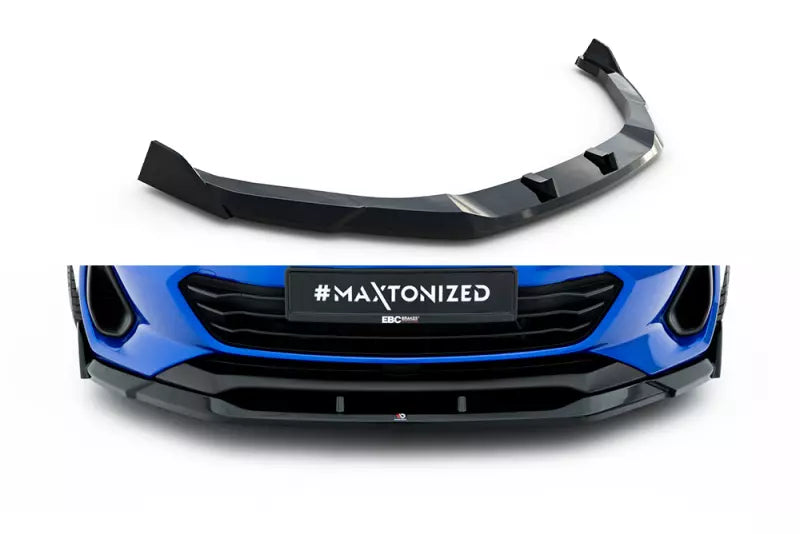 Maxton Design Frontlippe V.3 für Subaru BRZ Mk2 Hochglanz schwarz – Ansicht 2