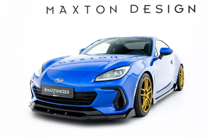Maxton Design Frontlippe V.3 für Subaru BRZ Mk2 Hochglanz schwarz – Ansicht 4