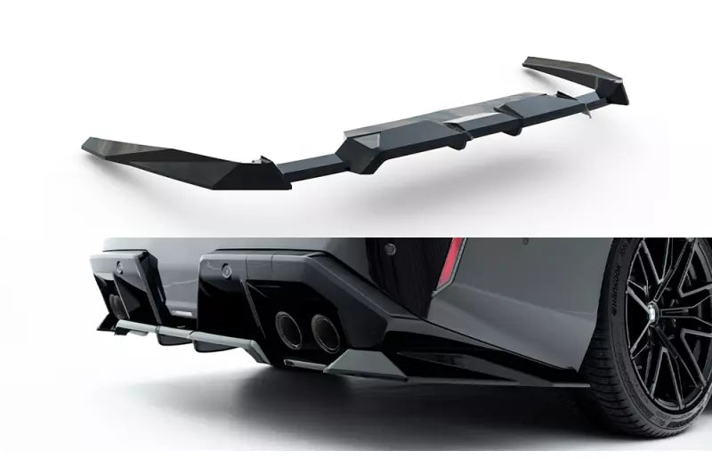 Maxton Design Heckdiffusor für BMW M5 Limousine / Touring G90 / G91 Hochglanz schwarz – Ansicht 2