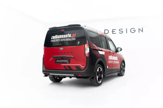 Maxton Design Heckdiffusor für Ford Tourneo Courier Mk2 Hochglanz schwarz – Ansicht 1