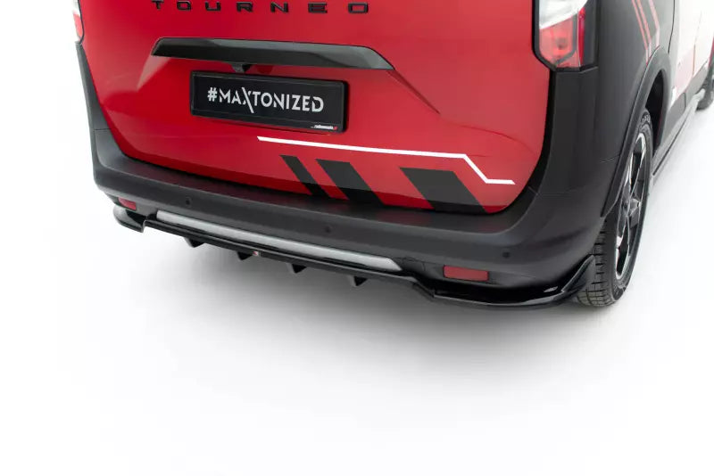 Maxton Design Heckdiffusor für Ford Tourneo Courier Mk2 Hochglanz schwarz – Ansicht 3