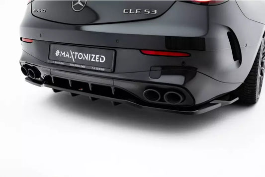 Maxton Design Heckdiffusor für Mercedes CLE 53 C236 Hochglanz schwarz – Ansicht 1