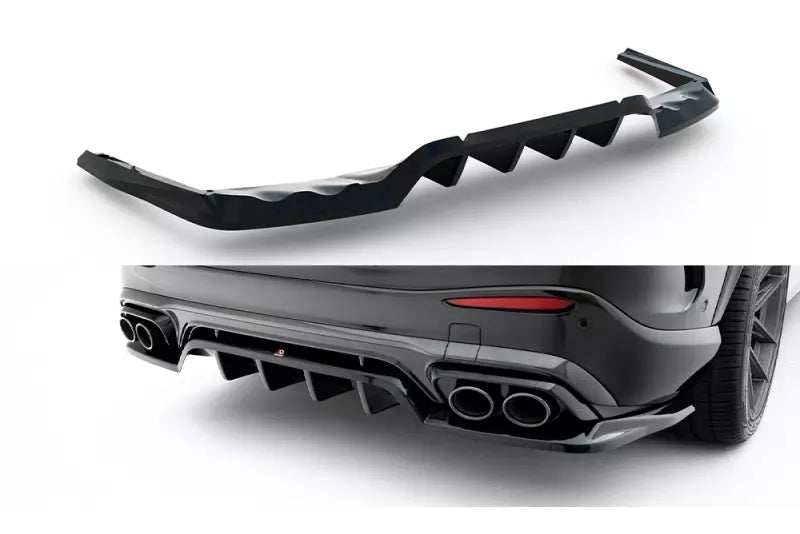 Maxton Design Heckdiffusor für Mercedes GLC 43 AMG X254 Hochglanz schwarz – Ansicht 2
