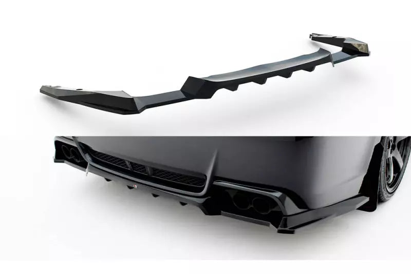 Maxton Design Heckdiffusor für Subaru Impreza WRX STI Mk3 Facelift Hochglanz schwarz – Ansicht 2