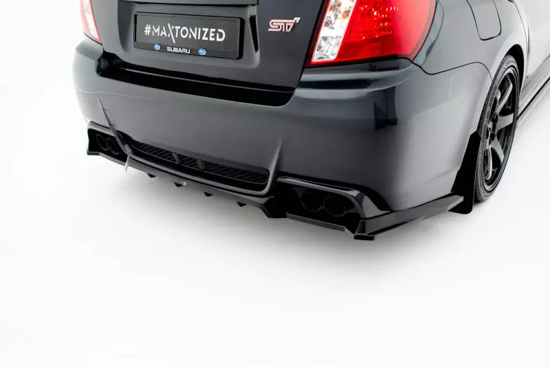 Maxton Design Heckdiffusor für Subaru Impreza WRX STI Mk3 Facelift Hochglanz schwarz – Ansicht 3