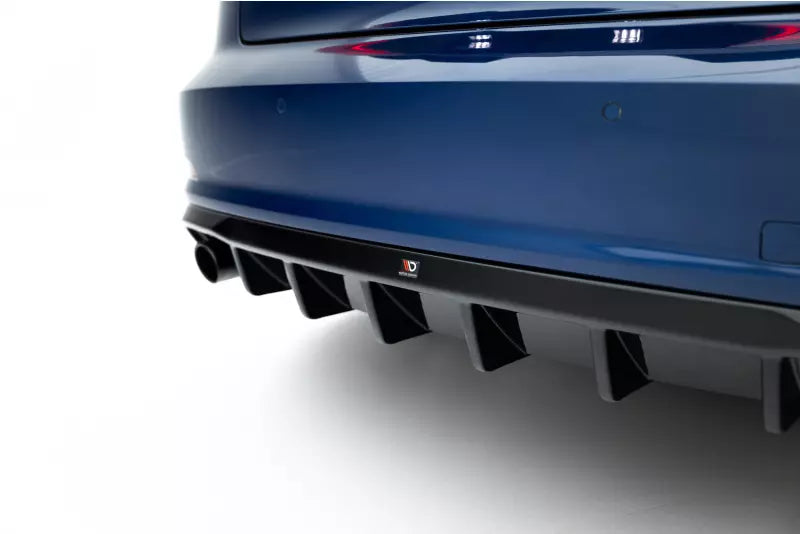 Maxton Design Heckdiffusor V.2 für Audi A3 Limousine 8V Hochglanz schwarz – Ansicht 1