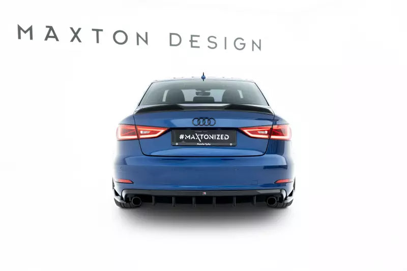 Maxton Design Heckdiffusor V.2 für Audi A3 Limousine 8V Hochglanz schwarz – Ansicht 3