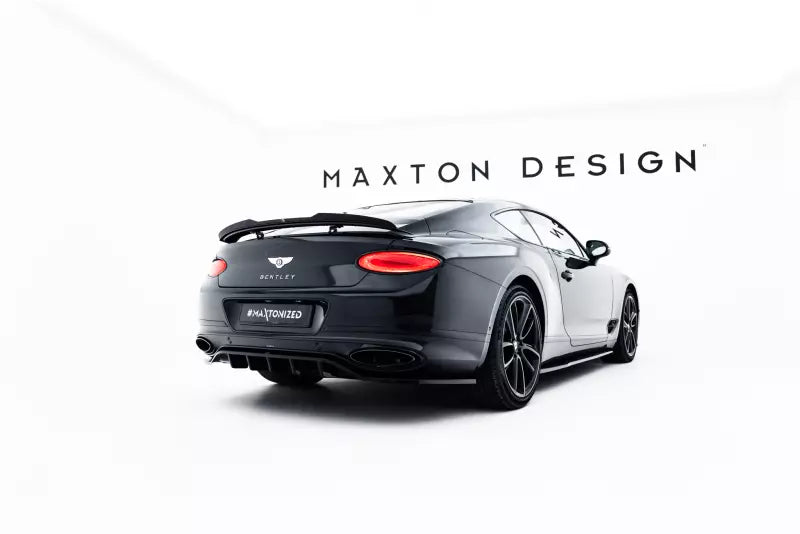 Maxton Design Heckspoiler Lippe für Bentley Continental GT Coupe Mk3 Hochglanz schwarz – Ansicht 1