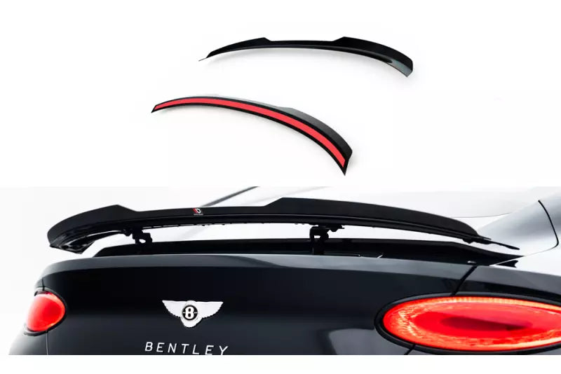Maxton Design Heckspoiler Lippe für Bentley Continental GT Coupe Mk3 Hochglanz schwarz – Ansicht 2