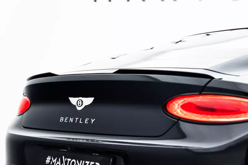 Maxton Design Heckspoiler Lippe für Bentley Continental GT Coupe Mk3 Hochglanz schwarz – Ansicht 3
