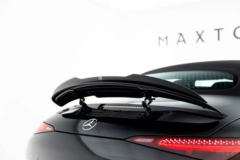 Maxton Design Heckspoiler Lippe für Mercedes SL 63 R232 Hochglanz schwarz – Ansicht 1