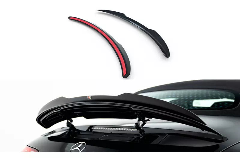 Maxton Design Heckspoiler Lippe für Mercedes SL 63 R232 Hochglanz schwarz – Ansicht 2