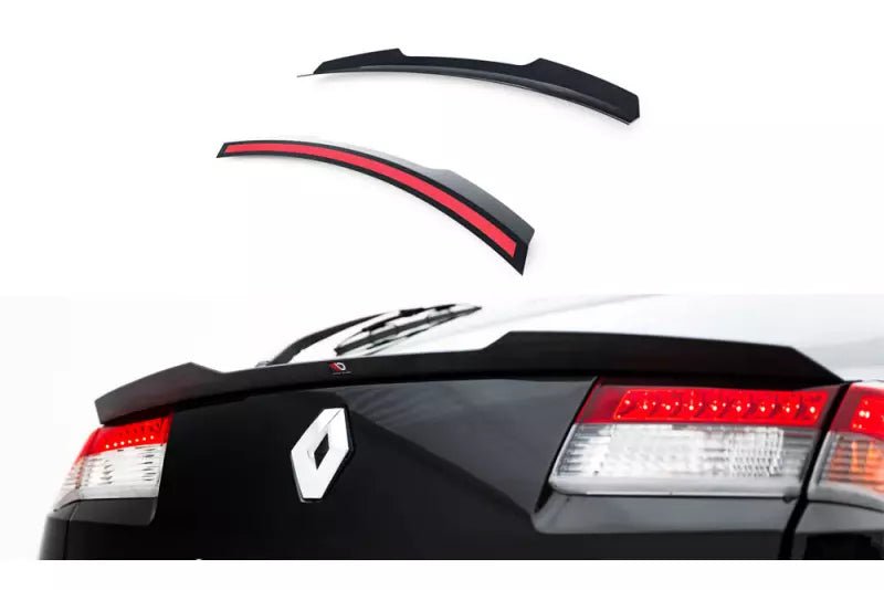 Maxton Design Heckspoiler Lippe für Renault Laguna Hatchback GT Mk3 Hochglanz schwarz – Ansicht 2