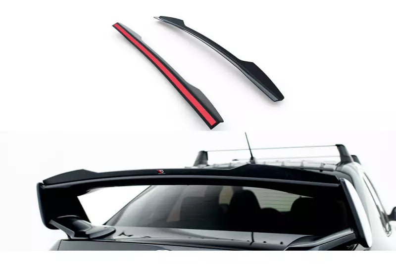 Maxton Design Heckspoiler Lippe für Subaru Impreza WRX STI Mk3 Facelift Hochglanz schwarz – Ansicht 2