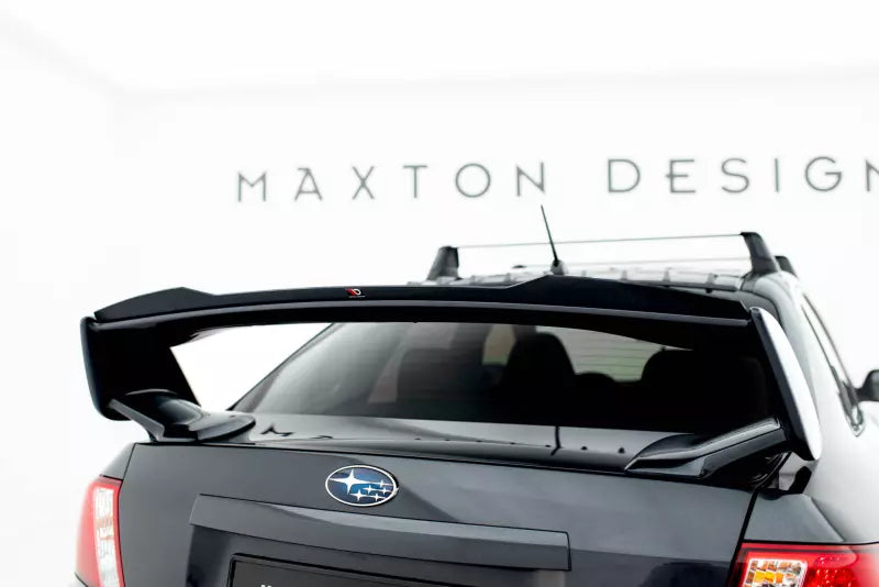Maxton Design Heckspoiler Lippe für Subaru Impreza WRX STI Mk3 Facelift Hochglanz schwarz – Ansicht 3