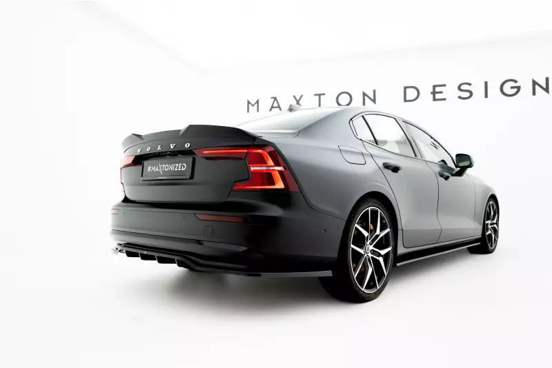 Maxton Design Heckspoiler Lippe für Volvo S60 R-Design Mk3 Hochglanz schwarz – Ansicht 3