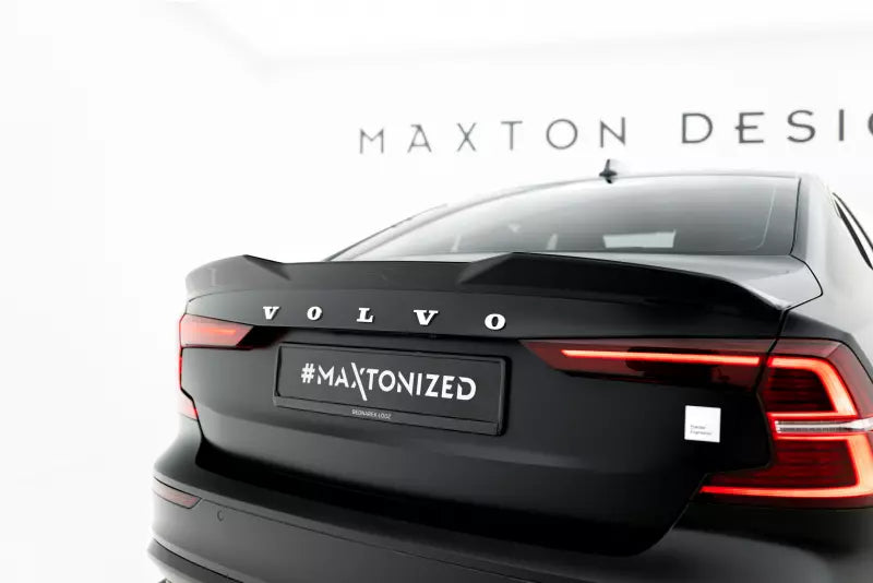 Maxton Design Heckspoiler Lippe für Volvo S60 R-Design Mk3 Hochglanz schwarz – Ansicht 4