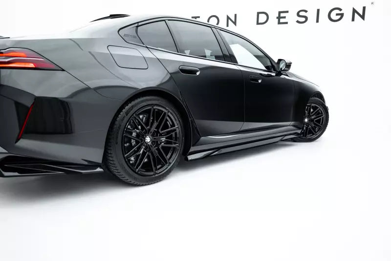 Maxton Design Seitenschweller (Paar) für BMW M5 Limousine / Touring G90 / G91 Hochglanz schwarz – Ansicht 3