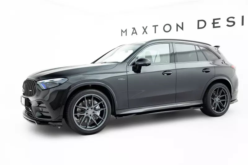 Maxton Design Seitenschweller (Paar) für Mercedes GLC 43 AMG X254 Hochglanz schwarz – Ansicht 1