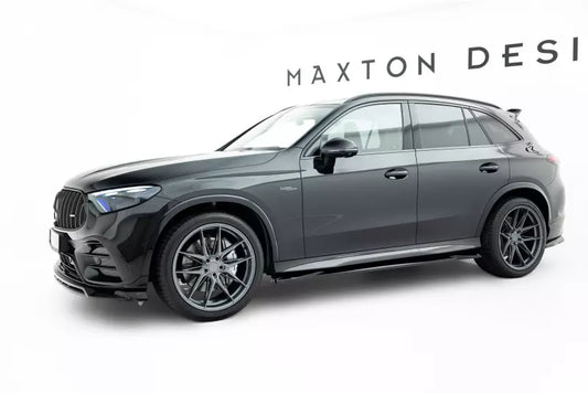 Maxton Design Seitenschweller (Paar) für Mercedes GLC 43 AMG X254 Hochglanz schwarz – Ansicht 1