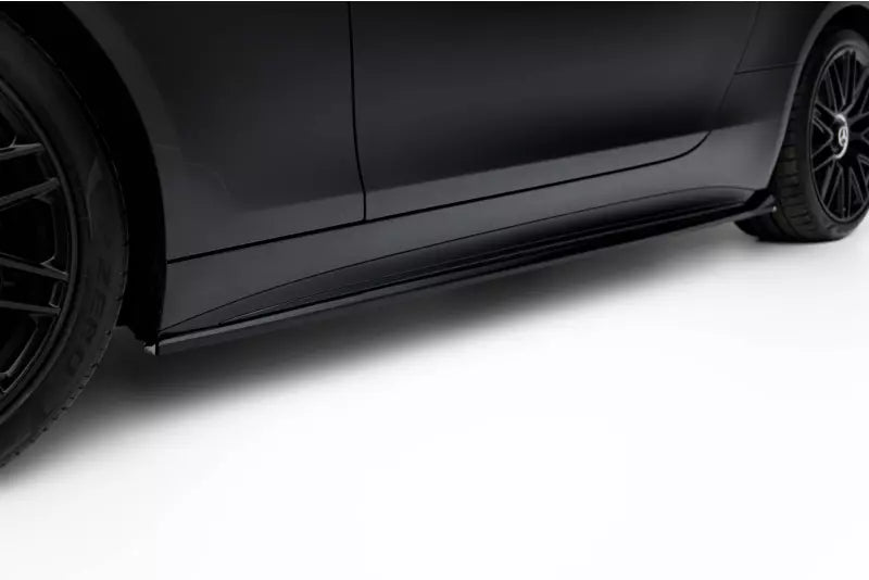 Maxton Design Seitenschweller (Paar) für Mercedes SL 63 R232 Hochglanz schwarz – Ansicht 3
